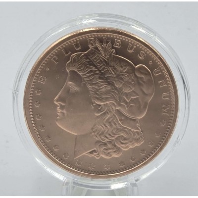 1 oz 999 Morgan Dollar Fine Copper Round coin