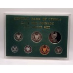 CYPRUS 1982 YEAR LAST MILS PROOF COIN SET IN OFFICIAL CASE WORLD COINS