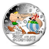 Asterix at the Olympic Games France silver proof coin 2024