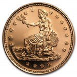Trade Dollar 1 oz 999 Fine Copper coin Round GOLD AND SILVER BULLION