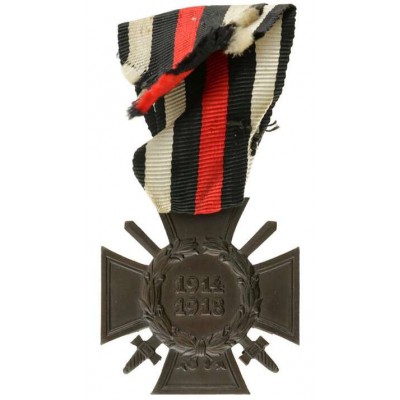Germany Empire 1918 Honour cross of WWI (Hindenburg cross) MEDAL with ribbon