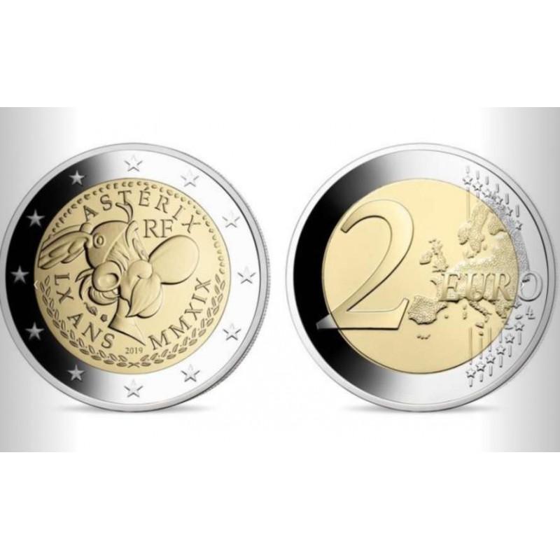 FRANCE 2 euro 2019 ASTERIX Proof BE Coin WORLD COINS