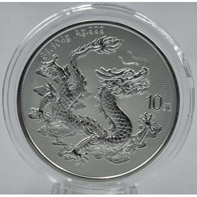 Chinese Dragon 10 Yuan Silver 2025 1 oz coin .999
