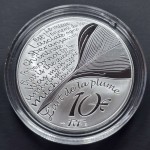 France 2025 Jules Verne from the earth to the moon Proof Silver Coin WORLD COINS