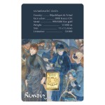Renoir The Umbrellas 1/1000 Oz Gold Coin 3000 Francs Chad 2024 GOLD AND SILVER BULLION
