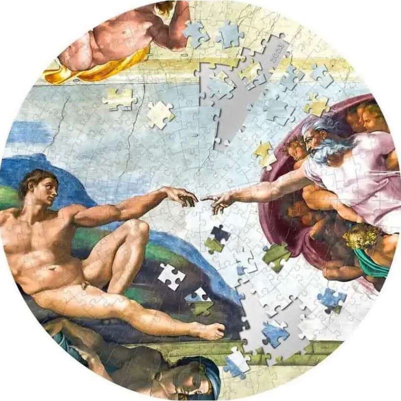 CREATION OF ADAM Micropuzzle Treasures Special Edition 5 Oz Silver Coin 20$ Palau 2023 GOLD AND SILVER BULLION