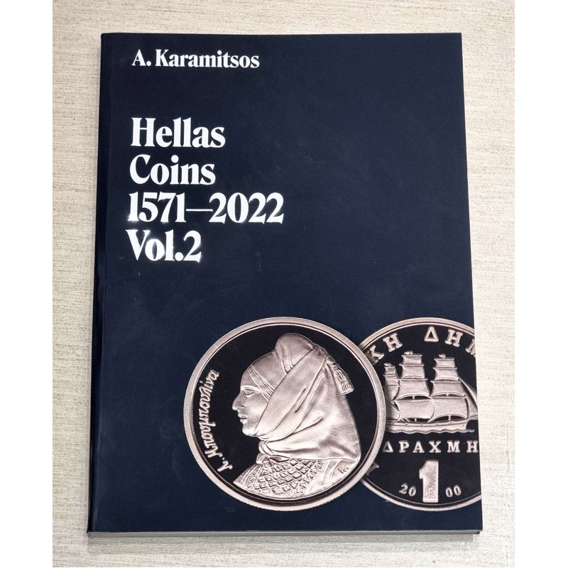 Hellas Coins 1571-2022 Two Volumes Greece catalogue Karamitsos WORLD COINS