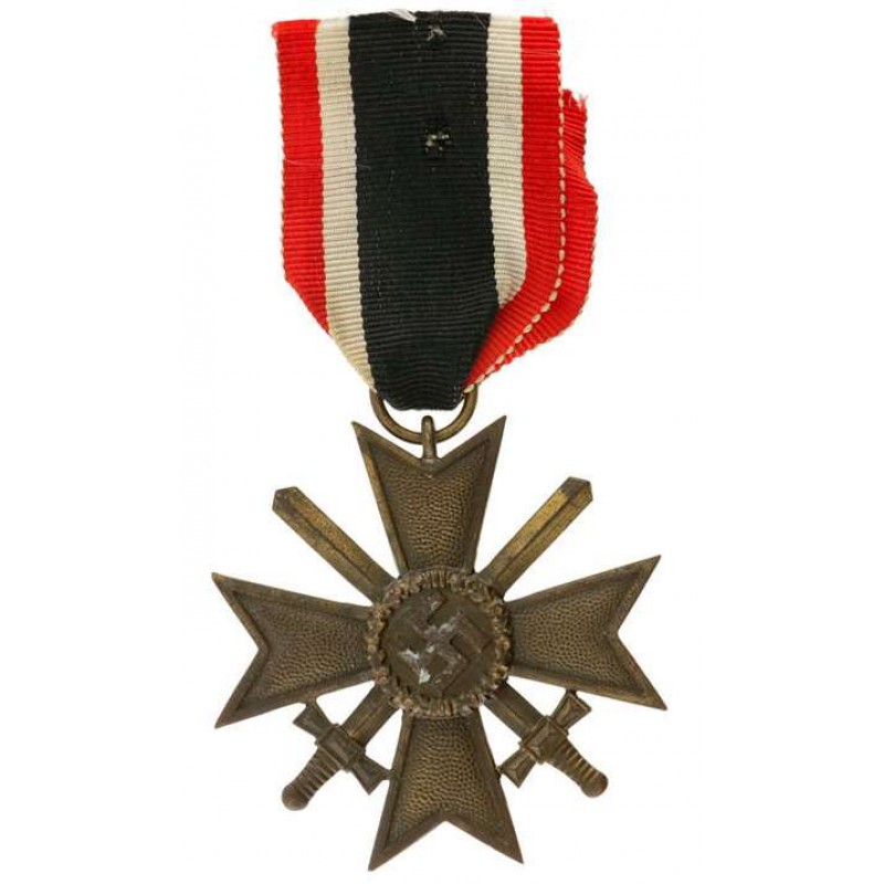 Germany Third Reich 1939 WWII military Battle merit cross medal second class With Ribbon ANTIQUES & OTHER COLLECTIBLES