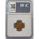 CYPRUS 3 MILS COIN 1955 GRADED NGC MS66 RD WORLD COINS