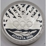 CYPRUS 1996 SILVER PROOF POUND COIN OLYMPIC GAMES ATLANTA WORLD COINS