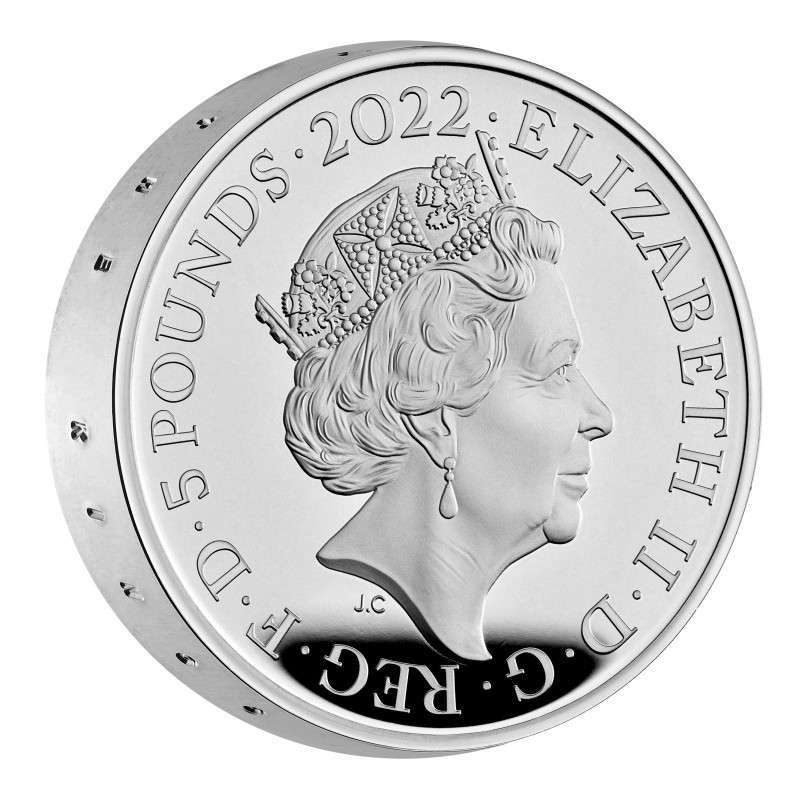 UK 2022 TUTANKHAMUN'S TOMB PIEDFORT SILVER PROOF COIN GOLD AND SILVER BULLION