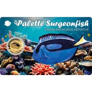 SURGEONFISH 1/1000 Oz Gold coin 3000 Francs Chad 2024