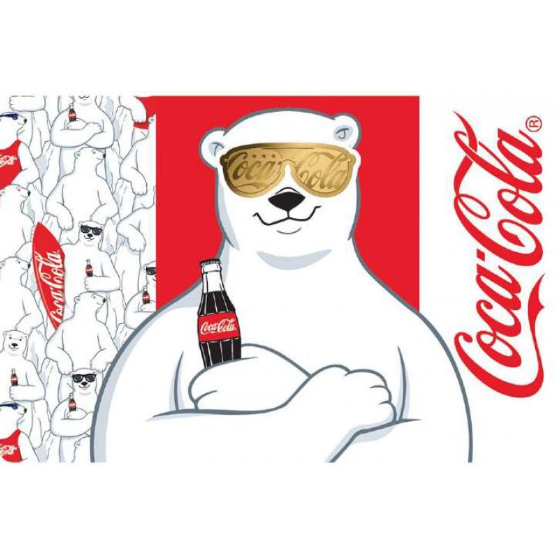 Coca Cola Sunglasses 1/1000 Oz .999 Gold in Coin card 2023 GOLD AND SILVER BULLION