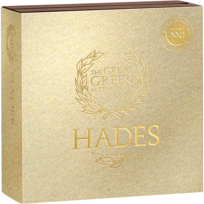Hades 2025 Great Greek Mythology 2 Oz Silver Coin GOLD AND SILVER BULLION