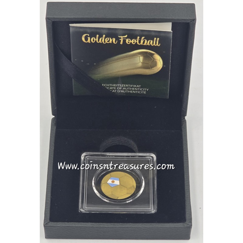 Argentina Golden Football 1/1000 Oz Gold Coin GOLD AND SILVER BULLION