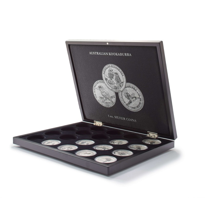 Volterra Presentation case for 20 silver coins Kookaburra in capsules ACCESSORIES & SUPPLIES