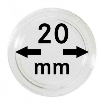 Generic Coin capsules for coins Ø 20 mm - Pack of 10