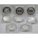 CHINA 2018-2021 SILVER 1 Oz DRAGON DOLLAR COMPLETE SERIES GOLD AND SILVER BULLION