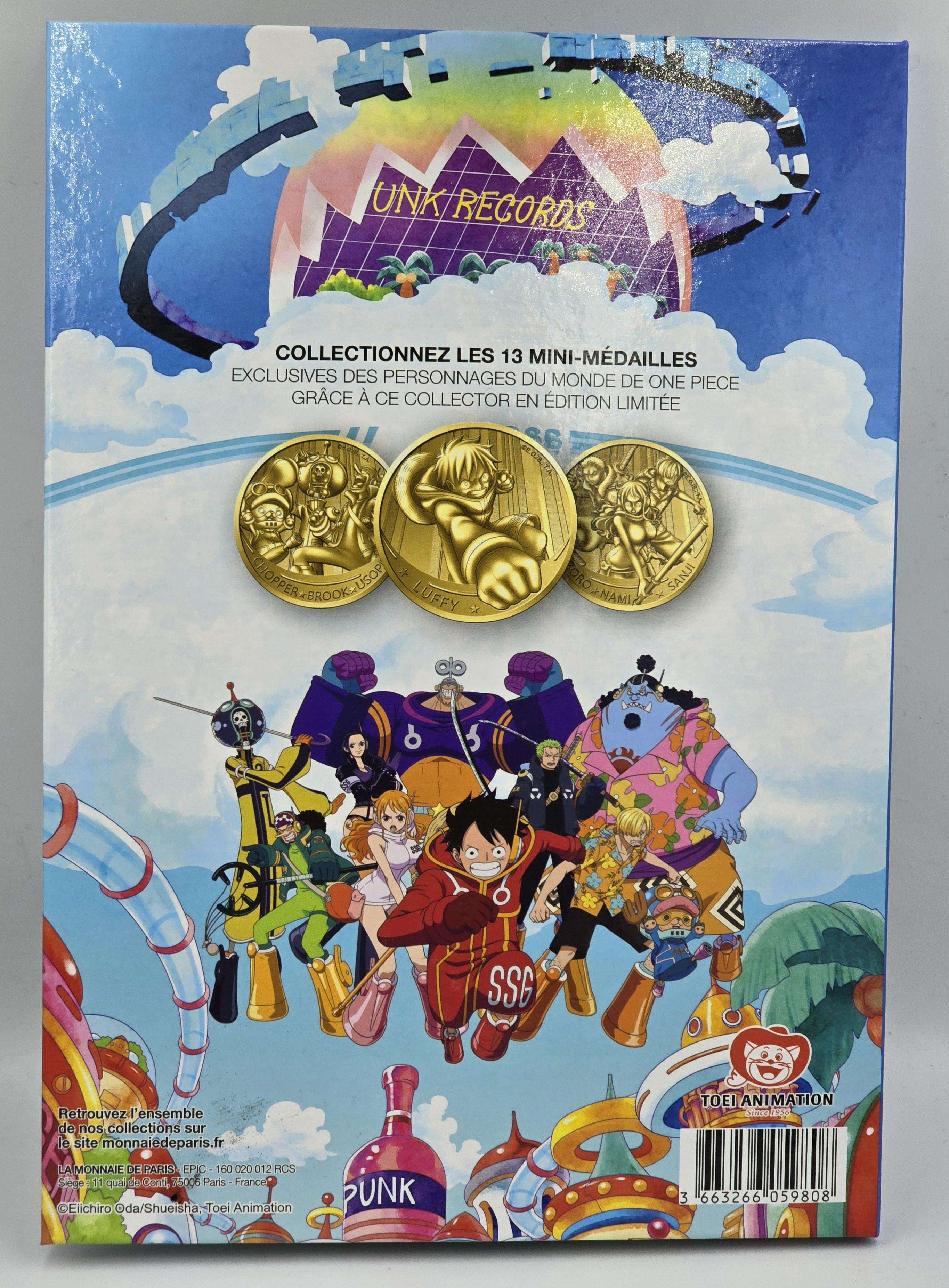 France 2025 One Piece EggHead arc Complete Medal coin Collection